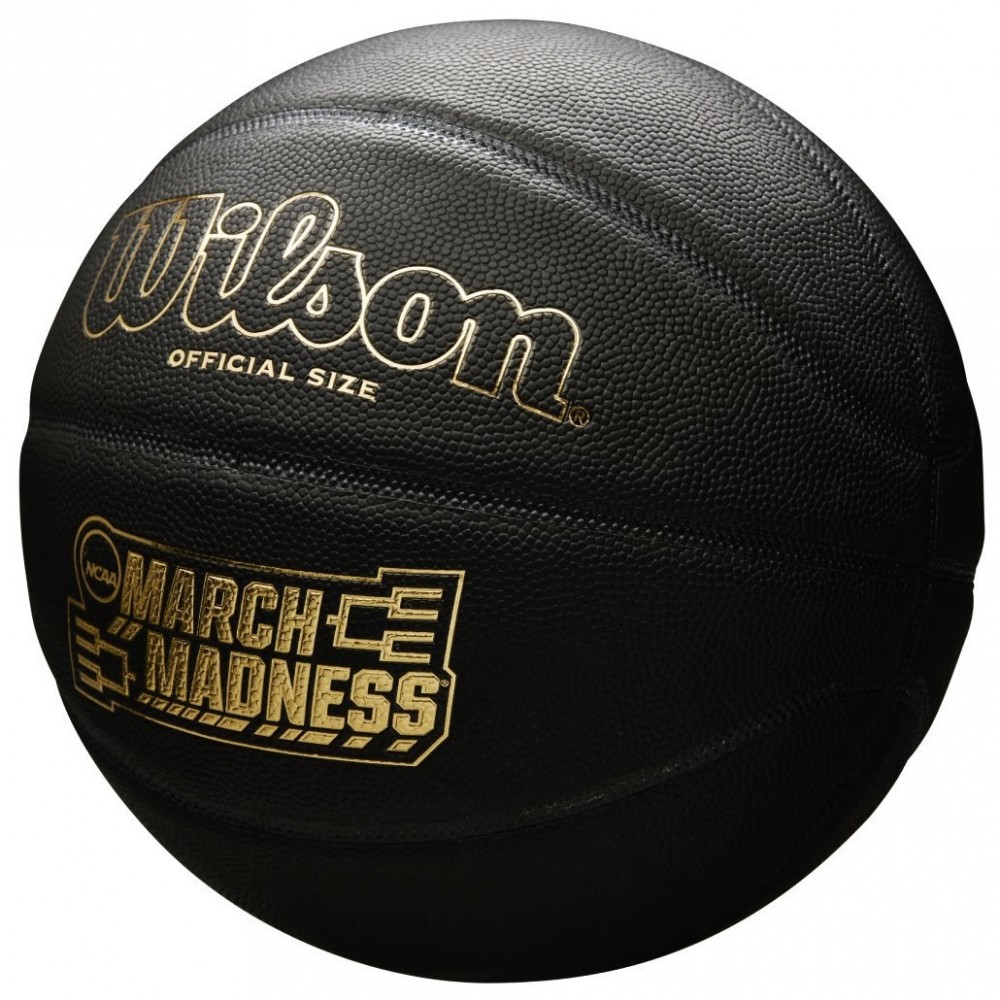 Мяч баскетбольный Wilson NCAA MARCH MADNESS размер 7 черный композитная кожа для игры улица-зал
