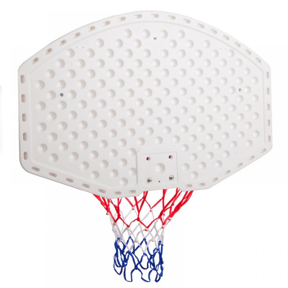 Щит баскетбольный игровой Basketball Hoop 90х60 см с кольцом 45 см и сеткой (S005)