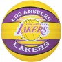 Мяч баскетбольный Spalding NBA Team L.A. Lakers размер 7 резиновый для улицы 