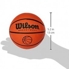 Мини-мяч баскетбольный Wilson Micro Basketball размер 1 резиновый детский-сувенирный (B1717)