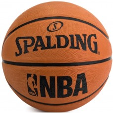 Мяч баскетбольный Spalding NBA размер 7 резиновый коричневый (3001500200017)