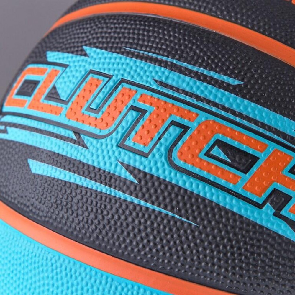 Баскетбольный мяч Wilson CLUTCH BBALL размер 7 резиновый для игры на улице-в зале (WTB1430XB)