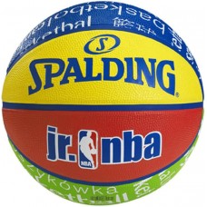 Мяч баскетбольный Spalding NBA Junior Outdoor размер 5 резиновый детский для улицы-зала (83047Z)