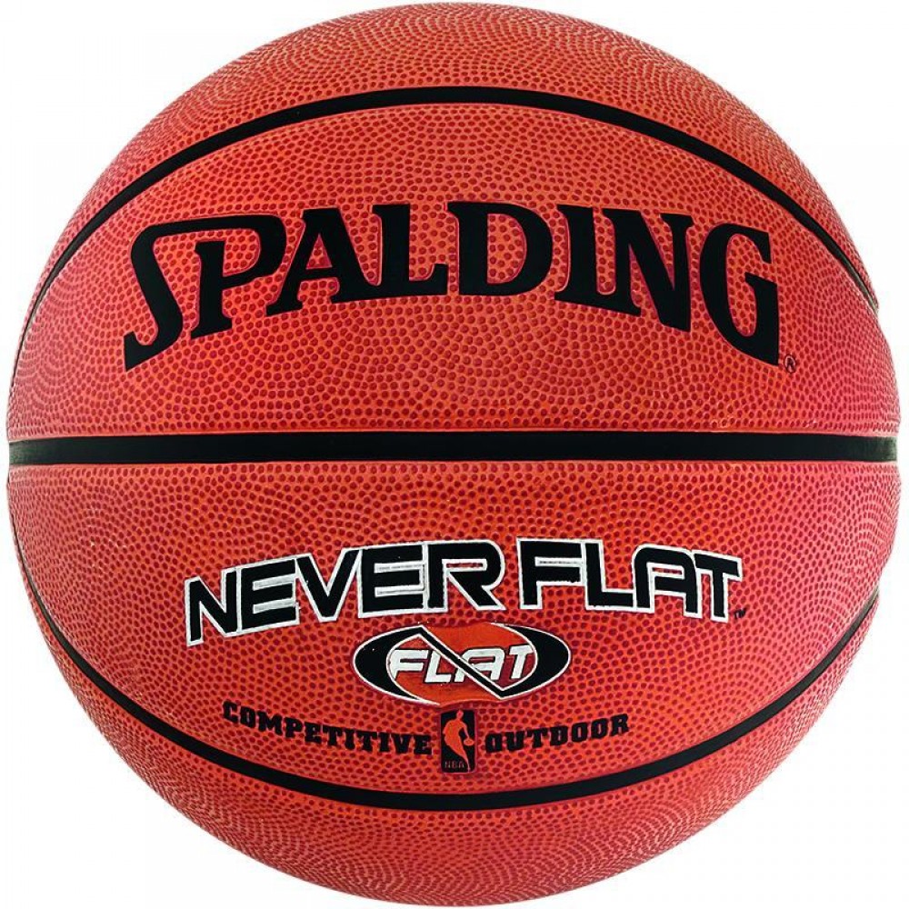 Мяч баскетбольный Spalding Neverflat Outdoor размер 7 резиновый (NBA-NF-OUT_7)