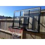Щит баскетбольный игровой Basketball Hoop 120х80 см с кольцом 45 см и сеткой (S008S)