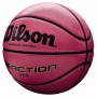 Мяч баскетбольный Wilson REACTION 285 размер 6 композитная кожа для игры зал-улица розовый