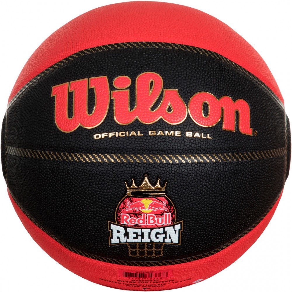 Мяч баскетбольный Wilson RED BULL REIGN SEASON BBALL размер 7 композитная кожа красно-черный (WTB2202XB07)