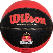 Мяч баскетбольный Wilson RED BULL REIGN SEASON BBALL размер 7 композитная кожа красно-черный (WTB2202XB07)