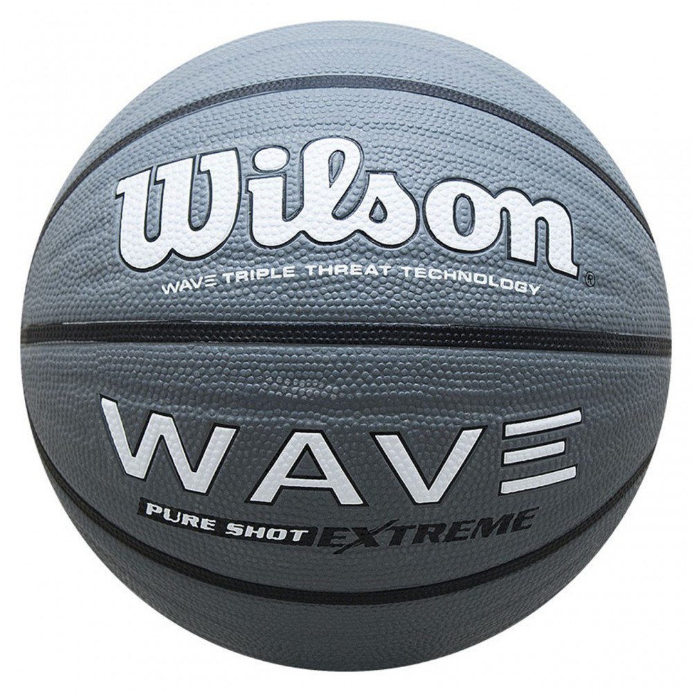 Мяч баскетбольный Wilson WAVE PURE SHOT EXTREME SS19 размер 7 серый (WTB0998XB07)