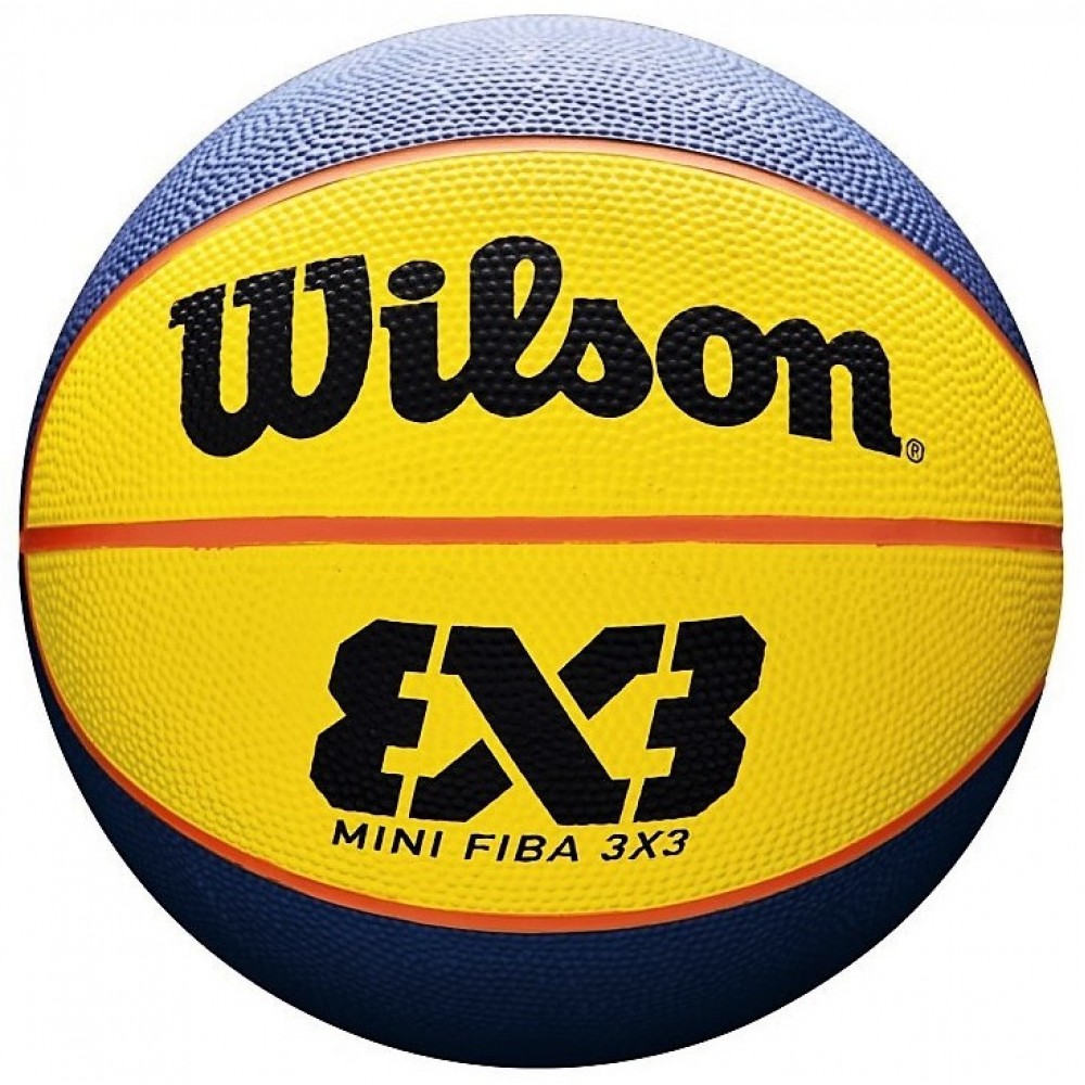 Мини-мяч баскетбольный Wilson FIBA 3х3 Mini Ball размер 3 резина (WTB1733XB)