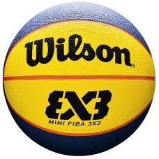Мини-мяч баскетбольный Wilson FIBA 3х3 Mini Ball размер 3 резина (WTB1733XB)