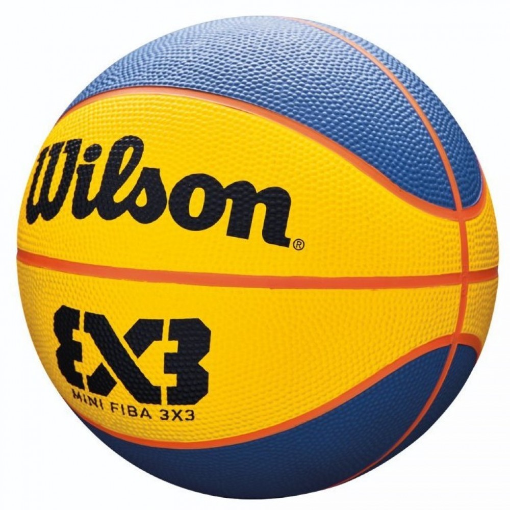 Мини-мяч баскетбольный Wilson FIBA 3х3 Mini Ball размер 3 резина (WTB1733XB)