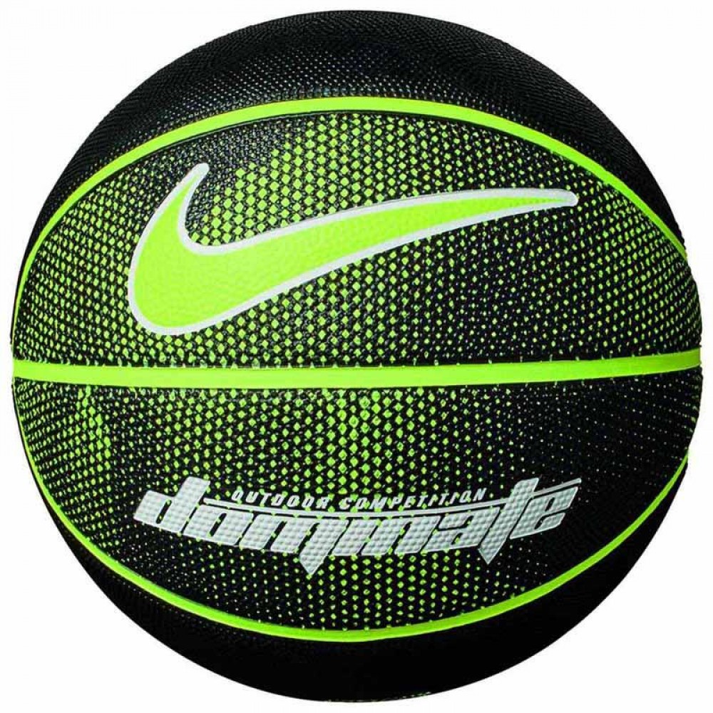 Мяч баскетбольный Nike Dominate Volt размер 7 резиновый (N.000.1165.044.07)