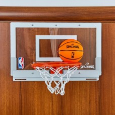 Мини-щит баскетбольный Basketball MiniHoop NBA 46х27 см с кольцом 22,5 см и сеткой (56103CN)