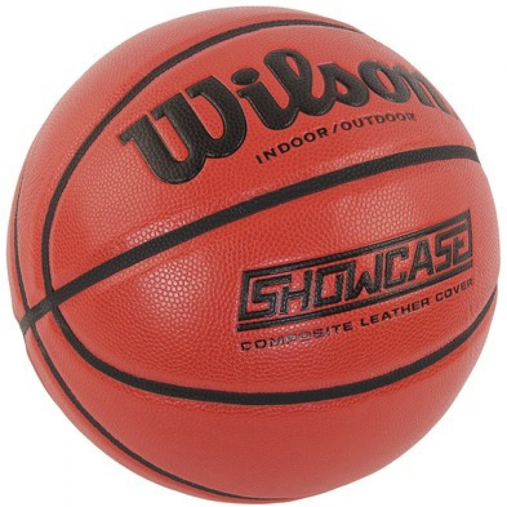 Мяч баскетбольный Wilson Showcase In/OutDoor размер 7 композитная кожа для улицы-зала (WTB2677XB07)