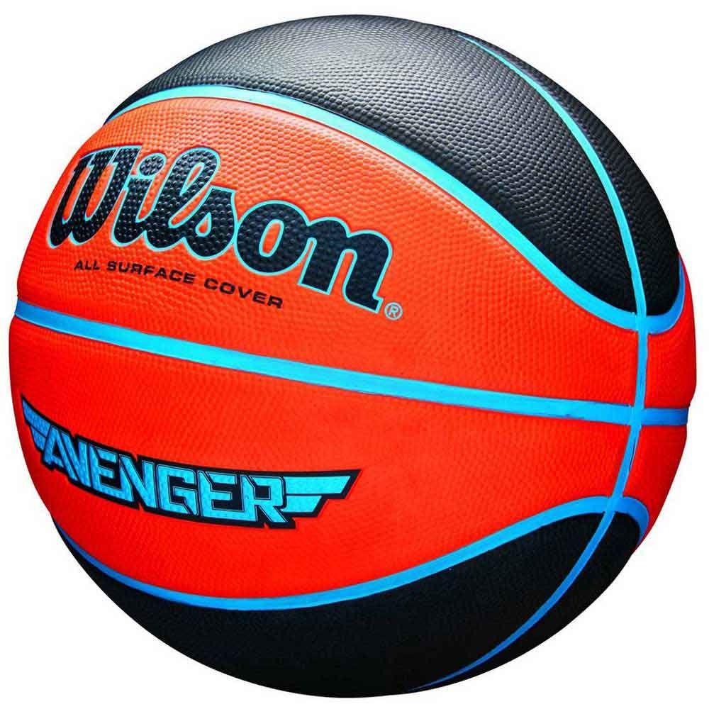 Мяч баскетбольный Wilson AVENGER 295 BSKT размер 7 резиновый для зала-улицы (WTB9118XB0702)
