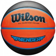 Мяч баскетбольный Wilson AVENGER 295 BSKT размер 7 резиновый для зала-улицы (WTB9118XB0702)