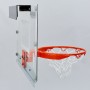 Мини-щит баскетбольный Basketball MiniHoop NBA 46х27 см с кольцом 22,5 см и сеткой (56103CN)