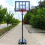 Стойка баскетбольная мобильная Mobile Basketball Hoop 230-305 см передвижная (S003-21)