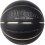 Мяч баскетбольный композитная кожа для игры в зале Wilson Hightlight BLGO размер 7, цвет - черный
